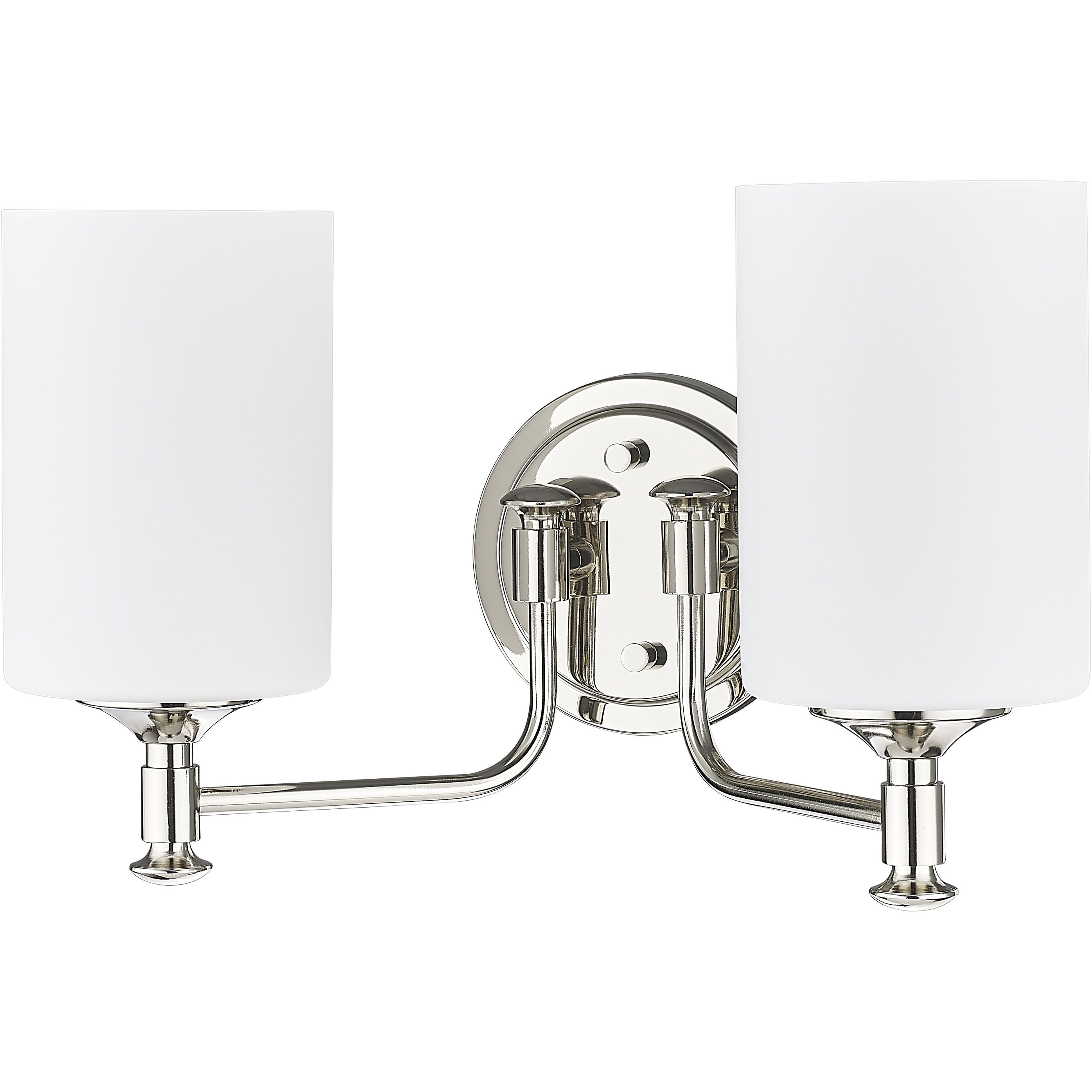 Ailey 2 Light 14.63 inch Polished Nickel Bathroom Vanity Light Wall Light